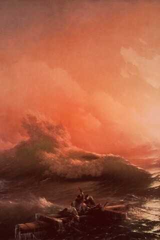 Айвазовский: Девятый вал обои