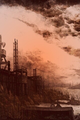 Панорама из Сталкера обои