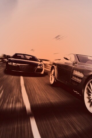 Гонка Ауди и Мерседеса обои