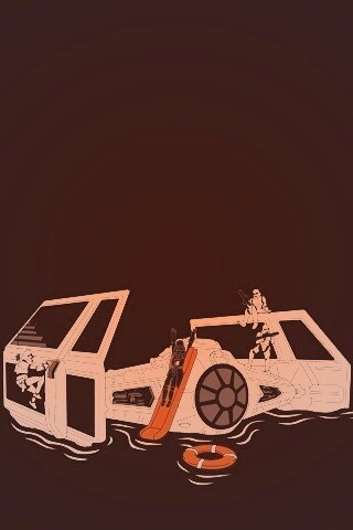 Истребитель империи в экстренной ситуации обои