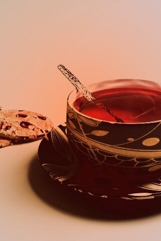 Чаек с печеньками обои