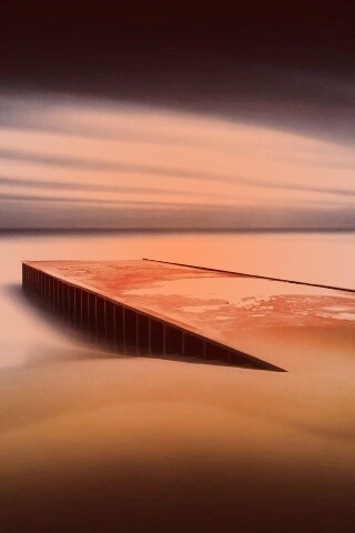 Пирс на пляже обои