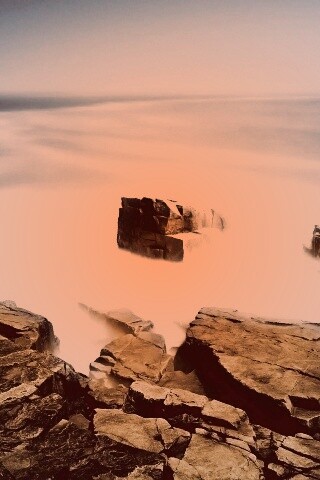 Скалы у моря обои