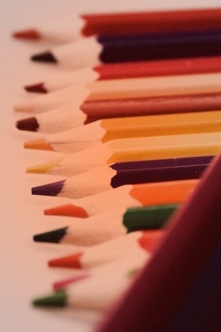 Цветные карандаши обои