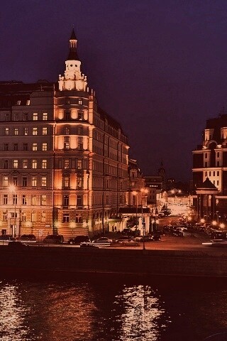 Ночной город обои