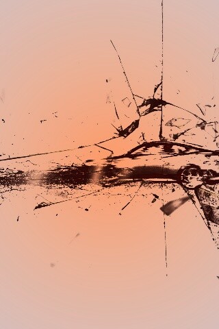 Летящие осколки обои