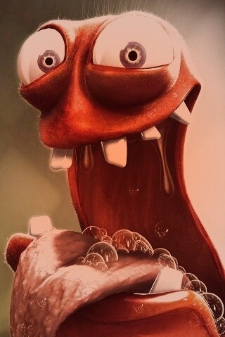 Микроб на ободке вашего унитаза обои