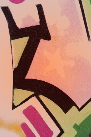 Блик на граффити обои