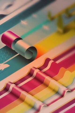 Аппликация из цветной бумаги обои