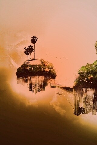 Парящие острова обои