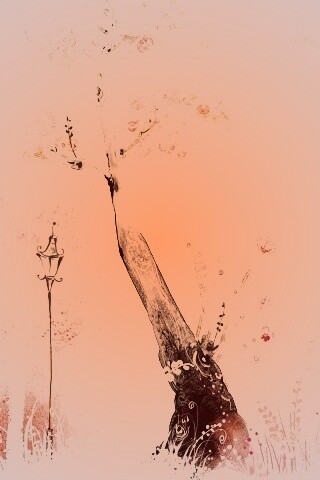 Фонари в парке обои