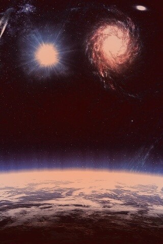 Бесконечный черный космос обои