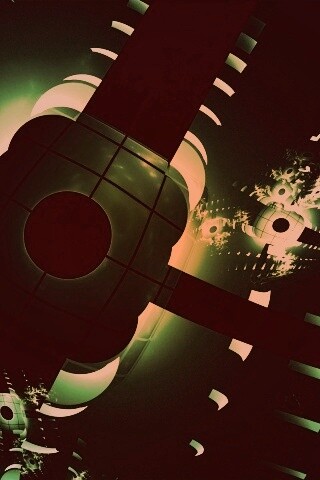 Абстрактные темно-зеленые фигуры обои