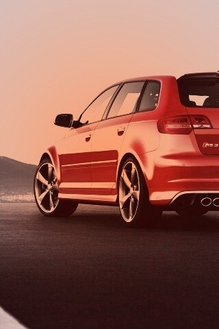 Audi модели RS3 сзади обои