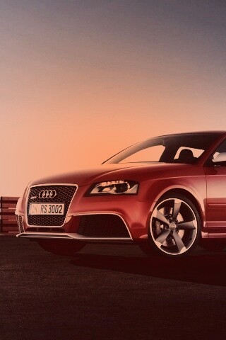 Фотосессия Audi RS3 на треке обои