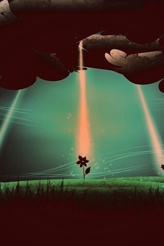 Свет для цветов обои