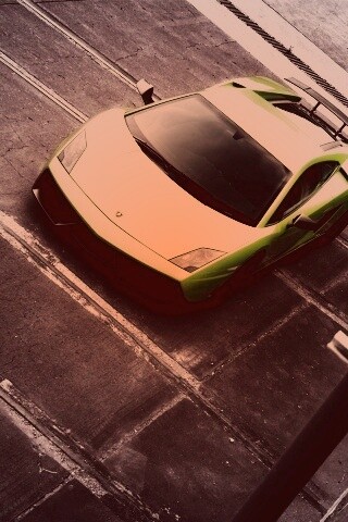 Зелёный Ламбо обои