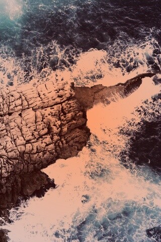 Водораздел в море обои