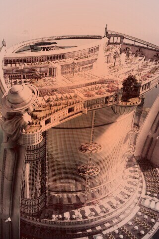 Город будущего обои