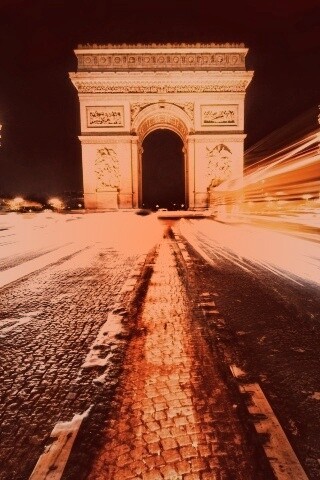 Елисейские поля с Триумфальной аркой обои