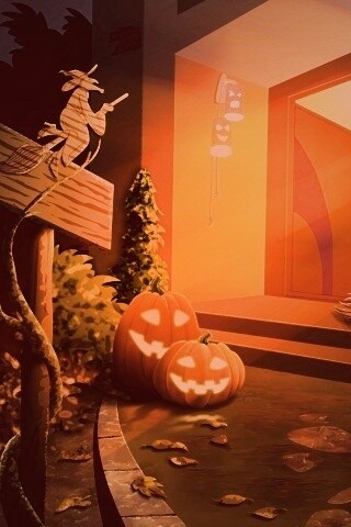 У входа обои