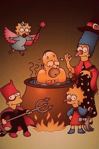 Шабаш Симпсонов обои