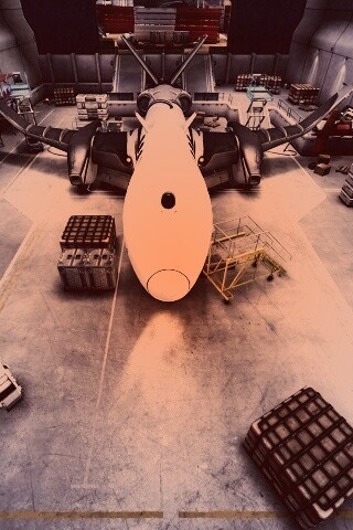 Ангар из игры Brink обои