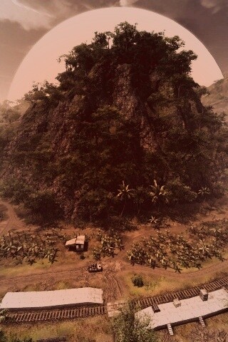 Железная дорога в тропиках из Crysis обои