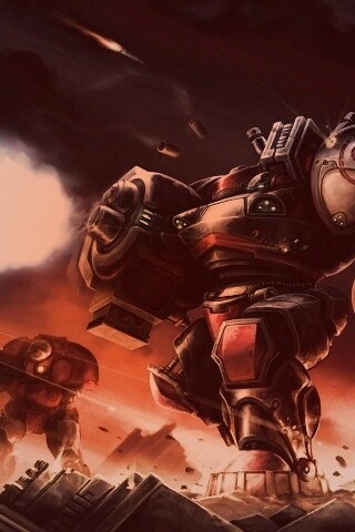 Терраны из StarCraft обои