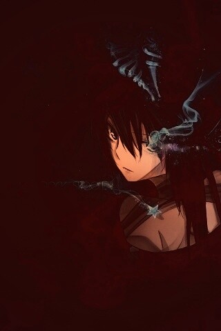Black rock shooter обои