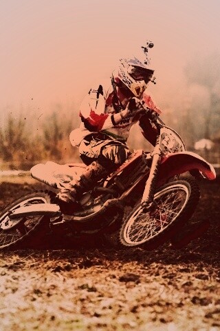 Зрелищное ралли на мотоциклах обои