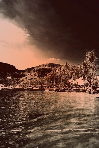 Призрачный пляж обои