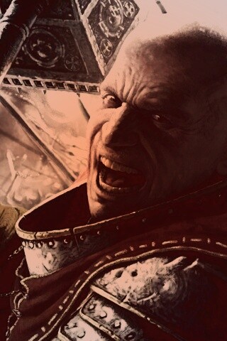 Воин с боевым молотом обои