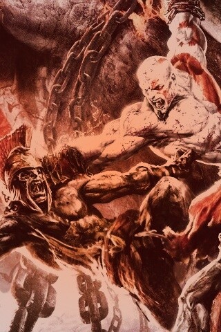 Бог войны обои