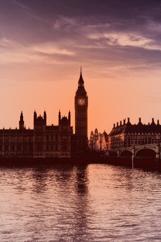 Биг-Бен на берегу Темзы обои
