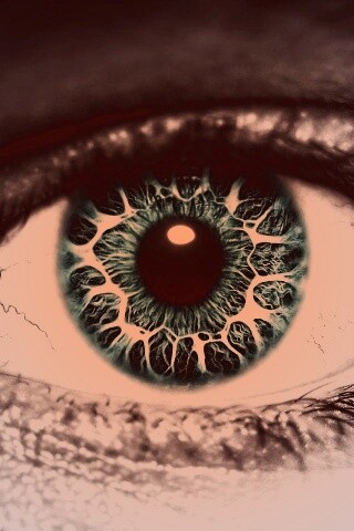 Бирюзовый глаз обои