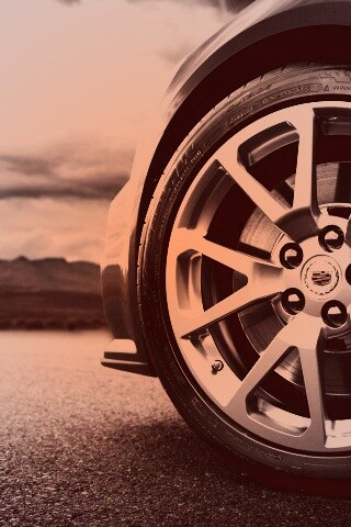 Колесо кадиллака обои