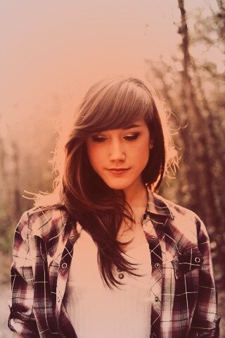 Девушка в парке обои