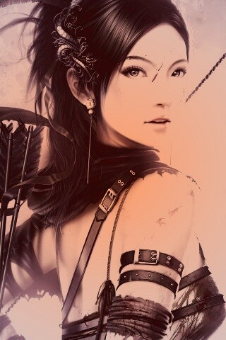 Лучница обои