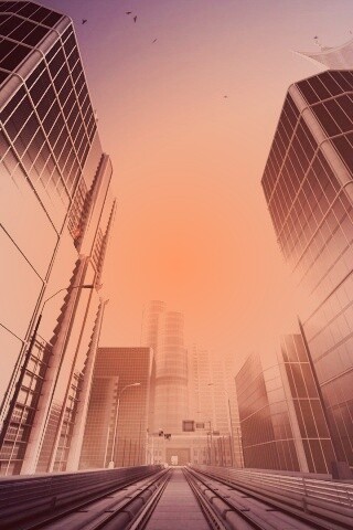 Улица из Mirrors Edge обои