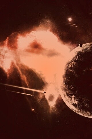 Живописный космос обои