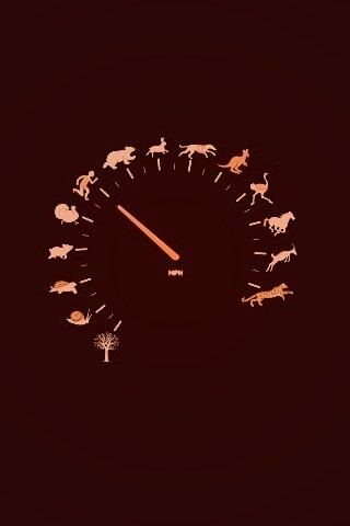 Стилизованный спидометр обои