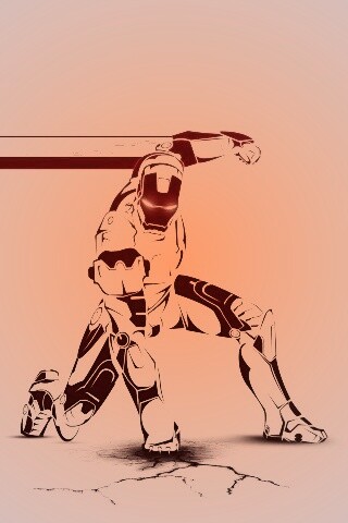 Векторный Железный Человек обои