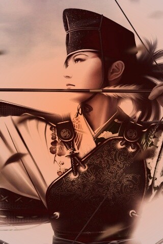 Лучница обои