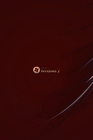 Темный фон Windows 7 обои