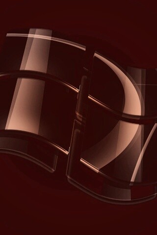 Стеклянный логотип Windows обои