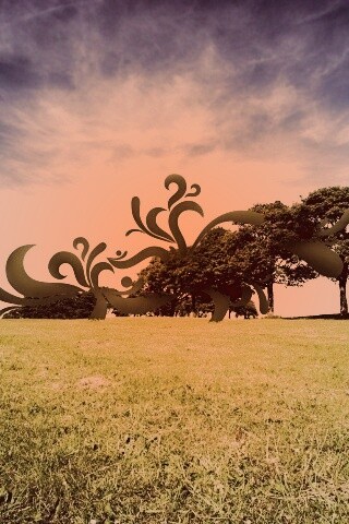 На равнине обои