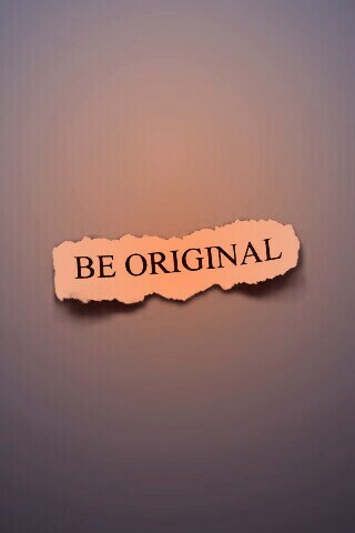 Будь оригинален обои