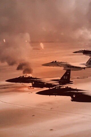 Пустынный шторм обои