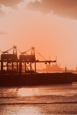 Грузовой порт обои